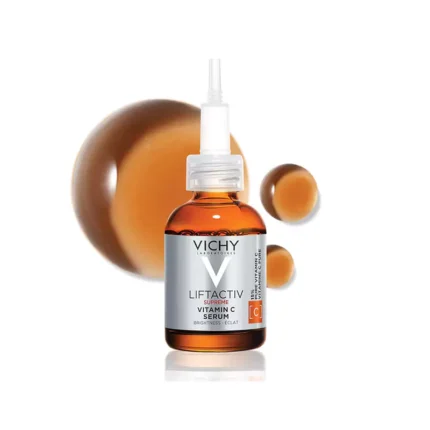 Vichy LiftActiv Vitamin C Serum, Brightening and Anti Aging Serum for Face with 15% Pure Vitamin C, Skin Firming and Antioxidant Facial Serum for Brightness and Moisturizing
