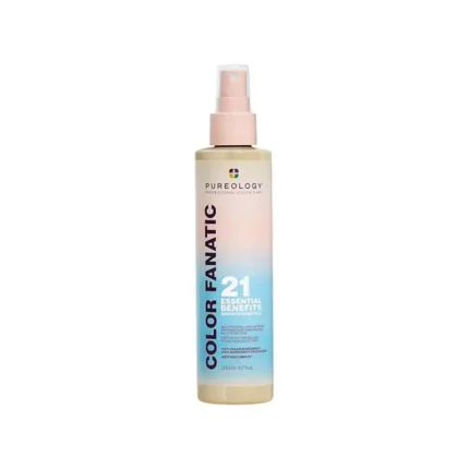 Pureology Color Fanatic Leave-in Conditioner | Hair Treatment and Detangler Spray | Smooths Frizz and Protects Hair Color From Fading | Heat Protectant | Vegan